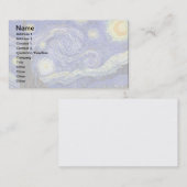 ビンセントヴァンゴッホ – ザスターリーナイトファインアート 名刺 (正面/裏面)