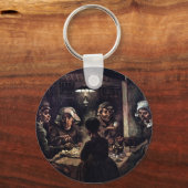 ビンセントヴァンゴッホ – ザポテトイーターズファインアート キーホルダー (正面)