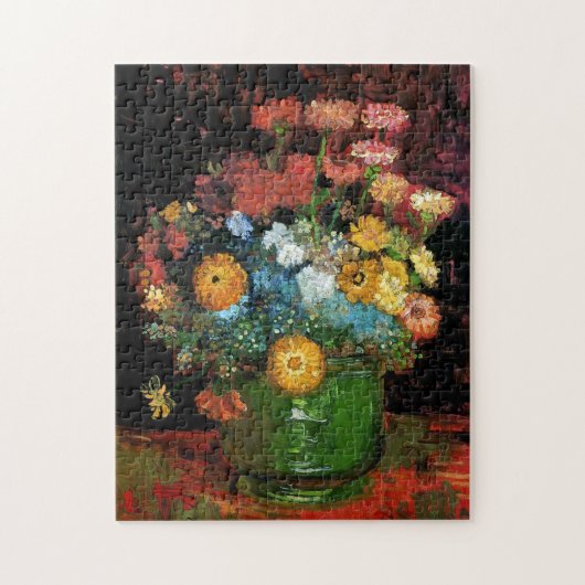 ビンセントヴァンゴッホ – ジニアスファインアート付き花瓶 ジグソーパズル (縦)