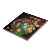 ビンセントヴァンゴッホ – ジニアスファインアート付き花瓶 タイル (側面)