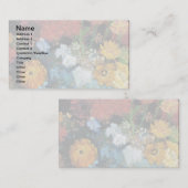 ビンセントヴァンゴッホ – ジニアスファインアート付き花瓶 名刺 (正面/裏面)