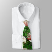 ビンセントヴァンゴッホ – スティルライフピンクローズファインアート ネクタイ (タイ)