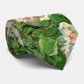 ビンセントヴァンゴッホ – スティルライフピンクローズファインアート ネクタイ (ロール)