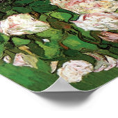 ビンセントヴァンゴッホ – スティルライフピンクローズファインアート ポスター (角)