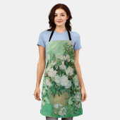 ビンセントヴァンゴッホ-バラ エプロン (着用した状態)