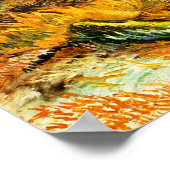 ビンセントヴァンゴッホ – フォーカットヒマワリファインアート ポスター (角)