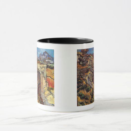 ビンセントヴァンゴッホ – 採石場ファインアートへの入り口 マグカップ (中央)