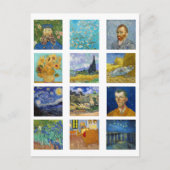 ビンセントヴァンゴッホ-最高傑作モザイク ポストカード (正面)