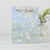 ビンセントヴァンゴッホ – 開花アーモンドツリーファインアート 招待状 (スタンド正面)