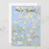 ビンセントヴァンゴッホ – 開花アーモンドツリーファインアート 招待状 (正面/裏面)