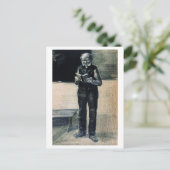 ビンセント読・ヴァン・ゴッホの男の立つ本 ポストカード (スタンド正面)