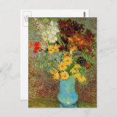 ビンセント・バン・ゴッホのデイジーとアネモネの花瓶 ポストカード (正面/裏面)