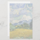 ビンセント・バン・ゴッホ小麦畑（サイプレス） 便箋 (正面/裏面)