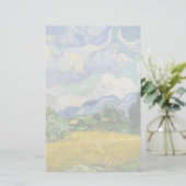 ビンセント・バン・ゴッホ小麦畑（サイプレス） 便箋 (スタンド正面)