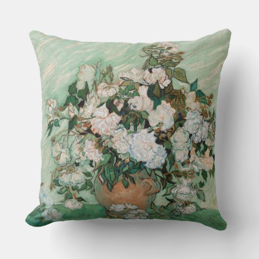ビンセント・バン・ゴッホ |バラ, 1890 クッション (正面)
