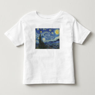 ビンセント・バン・ゴッホ  星の夜、1889年6月 トドラーTシャツ