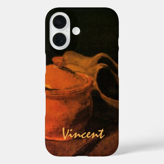ビンセント・ファン・ゴッホの陶器、瓶、木靴 Case-Mate iPhoneケース (裏面)