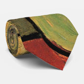 ビンセント・ファン・ゴッホバラ・マローズ付き花瓶 ネクタイ (ロール)