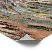 ビンセント・ファン・ゴッホ自画像ストローハットピンク ポスター (角)