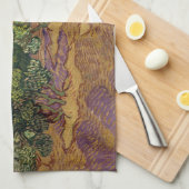 ビンセント・ファン・ゴッホ – オリーブ・ツリー キッチンタオル (四つ折り)