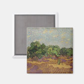 ビンセント・ファン・ゴッホ – オリーブ・ツリー マグネット (正面/裏面)