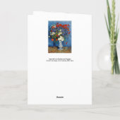 ビンセント・ファン・ゴッホ – コーンフラワー&ポピー付き花瓶 カード (裏面)