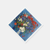 ビンセント・ファン・ゴッホ – コーンフラワー&ポピー付き花瓶 スタンダードカクテルナプキン (角)