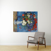 ビンセント・ファン・ゴッホ – コーンフラワー&ポピー付き花瓶 タペストリー (インサイチュ(横))