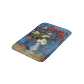 ビンセント・ファン・ゴッホ – コーンフラワー&ポピー付き花瓶 バスマット (アングル)
