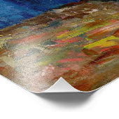 ビンセント・ファン・ゴッホ – コーンフラワー&ポピー付き花瓶 フォトプリント            (角)