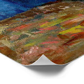 ビンセント・ファン・ゴッホ – コーンフラワー&ポピー付き花瓶 ポスター (角)