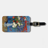 ビンセント・ファン・ゴッホ – コーンフラワー&ポピー付き花瓶 ラゲッジタグ (正面横)