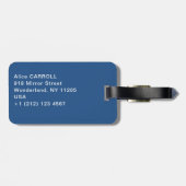 ビンセント・ファン・ゴッホ – コーンフラワー&ポピー付き花瓶 ラゲッジタグ (裏面横)