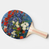 ビンセント・ファン・ゴッホ – コーンフラワー&ポピー付き花瓶 卓球ラケット (横)