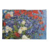 ビンセント・ファン・ゴッホ – コーンフラワー&ポピー付き花瓶 枕カバー (裏面)