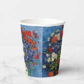 ビンセント・ファン・ゴッホ – コーンフラワー&ポピー付き花瓶 紙コップ (右)