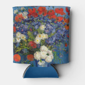 ビンセント・ファン・ゴッホ – コーンフラワー&ポピー付き花瓶 缶クーラー (正面)