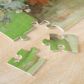 ビンセント・ファン・ゴッホ – ジニアスと花の花瓶 ジグソーパズル (側面)