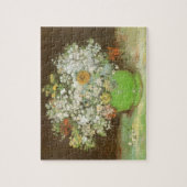 ビンセント・ファン・ゴッホ – ジニアスと花の花瓶 ジグソーパズル (縦)