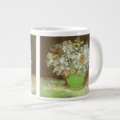 ビンセント・ファン・ゴッホ – ジニアスと花の花瓶 ジャンボコーヒーマグカップ (正面右)