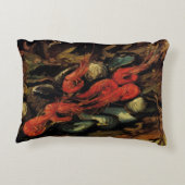 ビンセント・ファン・ゴッホ – スチルライフ・ムール貝とエビ アクセントクッション (裏面)