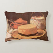 ビンセント・ファン・ゴッホ – スティルライフwイエローストローハット アクセントクッション (正面)