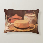 ビンセント・ファン・ゴッホ – スティルライフwイエローストローハット アクセントクッション (裏面)