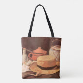 ビンセント・ファン・ゴッホ – スティルライフwイエローストローハット トートバッグ (裏面)