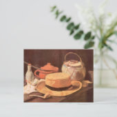 ビンセント・ファン・ゴッホ – スティルライフwイエローストローハット ポストカード (スタンド正面)