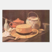 ビンセント・ファン・ゴッホ – スティルライフwイエローストローハット ラッピングペーパーシート (正面2)