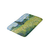 ビンセント・ファン・ゴッホ – ヒノキと緑の小麦畑 バスマット (アングル)