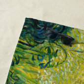 ビンセント・ファン・ゴッホ – ヒノキと緑の小麦畑 ビーチタオル (インサイチュ)