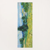 ビンセント・ファン・ゴッホ – ヒノキと緑の小麦畑 ヨガマット (裏面)