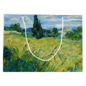 ビンセント・ファン・ゴッホ – ヒノキと緑の小麦畑 ラージペーパーバッグ (裏面)